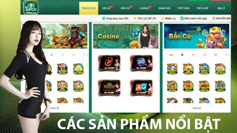 Các sản phẩm nổi bật k8cc